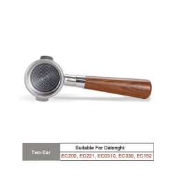 Coffee Bottomless Portafilter 51mm Naked For Delonghi EC680 EC685 EC200 Filter Basket Espresso Machine Accessories Barista Tools