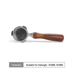 Coffee Bottomless Portafilter 51mm Naked For Delonghi EC680 EC685 EC200 Filter Basket Espresso Machine Accessories Barista Tools