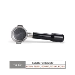 Coffee Bottomless Portafilter 51mm Naked For Delonghi EC680 EC685 EC200 Filter Basket Espresso Machine Accessories Barista Tools