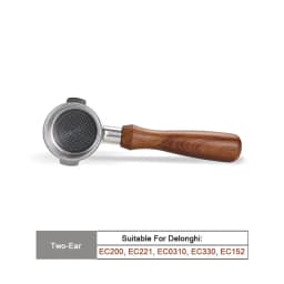 Coffee Bottomless Portafilter 51mm Naked For Delonghi EC680 EC685 EC200 Filter Basket Espresso Machine Accessories Barista Tools