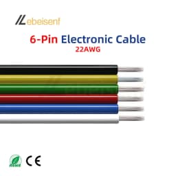 5/10M 22AWG 2-6Pin LED Strip Extension Wire Cord Color Cable For 3528 5050 RGB RGBW CCT DIY Cabinet LED Light Strip Accessories