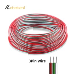 5/10M 22AWG 2-6Pin LED Strip Extension Wire Cord Color Cable For 3528 5050 RGB RGBW CCT DIY Cabinet LED Light Strip Accessories