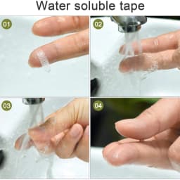 20m Water Soluble Adhesive Tape Temporary Positioning Tool For Quilting Sewing Cloth Label Double Sided Tape DIY Fixing Tool