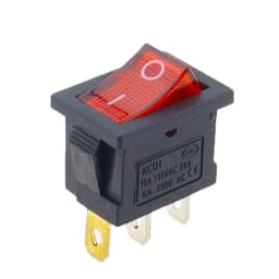 KCD1 Boat Car Rocker Switch 6A/10A 250V/125V AC ON-OFF on-off-on 250VAC 6A 125VAC 10A With Led Light 220V