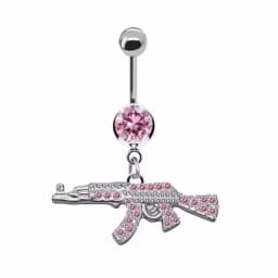 Fashion Personality SEXY Letter Belly Button Ring Sexy Pendant Stainless Steel Navel Nail Women Body Piercing Club Party Jewelry