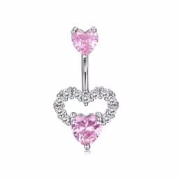 Fashion Personality SEXY Letter Belly Button Ring Sexy Pendant Stainless Steel Navel Nail Women Body Piercing Club Party Jewelry
