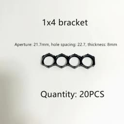 21700 Dislocation Bracket Fixed Combination Splicing Compact Honeycomb Bracket Oblique String Arrangement 21.7MM