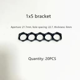21700 Dislocation Bracket Fixed Combination Splicing Compact Honeycomb Bracket Oblique String Arrangement 21.7MM
