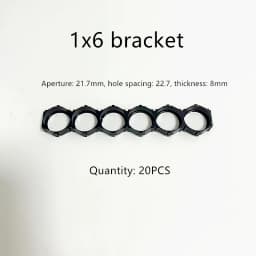 21700 Dislocation Bracket Fixed Combination Splicing Compact Honeycomb Bracket Oblique String Arrangement 21.7MM