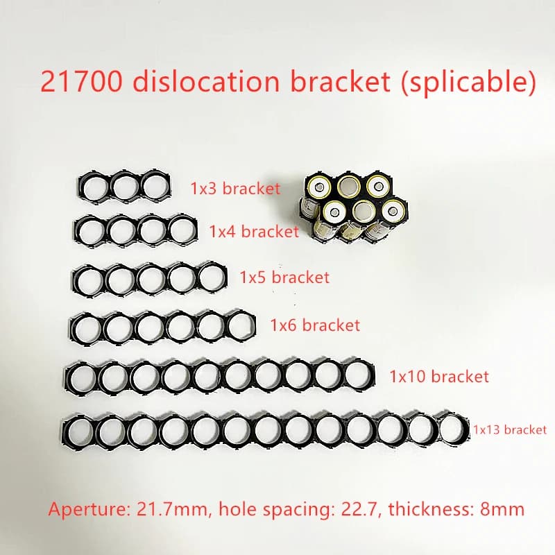 21700 Dislocation Bracket Fixed Combination Splicing Compact Honeycomb Bracket Oblique String Arrangement 21.7MM