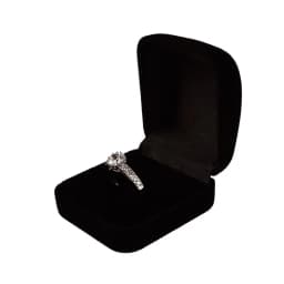 Flocked Cloth Earrings Ring Box Store Counter Jewelry Display Holder Wedding Proposal Ring Box Gift Packaging Box