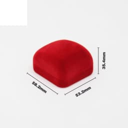 Flocked Cloth Earrings Ring Box Store Counter Jewelry Display Holder Wedding Proposal Ring Box Gift Packaging Box