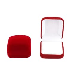 Flocked Cloth Earrings Ring Box Store Counter Jewelry Display Holder Wedding Proposal Ring Box Gift Packaging Box