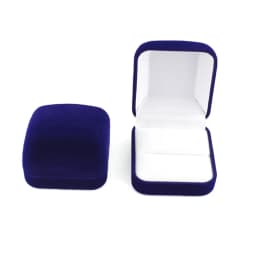 Flocked Cloth Earrings Ring Box Store Counter Jewelry Display Holder Wedding Proposal Ring Box Gift Packaging Box