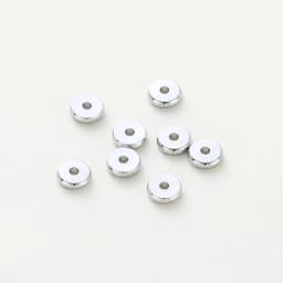 50pcs/lot 14K/18K Gold Color Plated Brass 4mm 5mm 6mm Round Spacer Beads Flat Bracelet Beads for DIY Jewelry Accessories