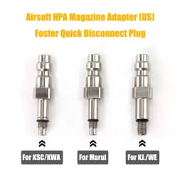 HPA Foster Quick Disconnect Coupler Plug (US Type) Fit WE KJW,Marui ,KSC KWA