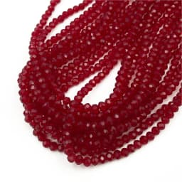 Yellow Red Color 2/3/4/6/8mm Rondelle Austria Faceted Crystal Glass Beads for Jewelry Making Loose Spacer Beads DIY Bracelet