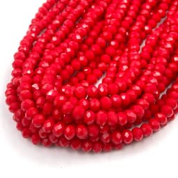 Yellow Red Color 2/3/4/6/8mm Rondelle Austria Faceted Crystal Glass Beads for Jewelry Making Loose Spacer Beads DIY Bracelet