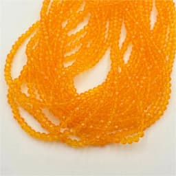 Yellow Red Color 2/3/4/6/8mm Rondelle Austria Faceted Crystal Glass Beads for Jewelry Making Loose Spacer Beads DIY Bracelet