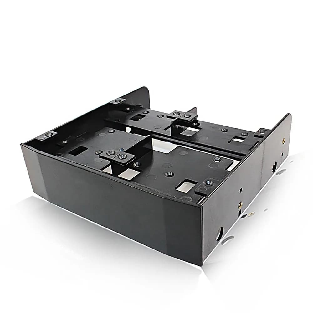 5.25' To 3.5' 2.5' Hdd/Ssd Floppy-Drive Bay Ray Bracket Mounting HDD Adapter SSD Hard Drive Supports up to 6*2.5' Hard Drives