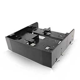 5.25' To 3.5' 2.5' Hdd/Ssd Floppy-Drive Bay Ray Bracket Mounting HDD Adapter SSD Hard Drive Supports up to 6*2.5' Hard Drives