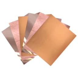 6Pcs/Set Rose Gold Permanent Adhesive Vinyl For Silhouette Cameo Craft DIY Cups Glass Wall Party Decor Sticker