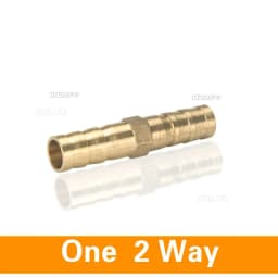 Tee T Type 3 Three Way Brass Pipe Fitting Connector Adapter 4mm 5mm 6mm 8mm 10mm 12mm 16mm 19mm Hose Barb