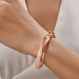 White Acrylic Bracelets Board Bend Metal Bangles Womens Hand Bracelets Geometric C- shaped Opening Bracelets Jewelry Gifts K