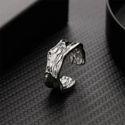 Retro Boho Butterfly Ring For Women Fashion Silver Color Owl Angel Wing Cat Animal Irregular Opening Rings Vintage Jewelry Gift