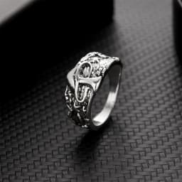 Retro Boho Butterfly Ring For Women Fashion Silver Color Owl Angel Wing Cat Animal Irregular Opening Rings Vintage Jewelry Gift