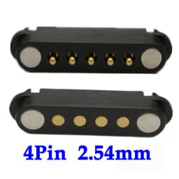 1-10sets 2A DC Magnetic Pogo Pin Connector 2Pin 3Pin 4Pin 5Pin Pogopin Male Female Spring Loaded DC Power Socket 2P 3P 4P 5P