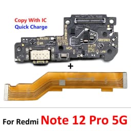 For Xiaomi Redmi Note 7 8 8T 9 9S 10 10S 11 12 Pro Plus 4G 5G Dock Connector USB Charger Charging Port Mainboard Main Flex Cable