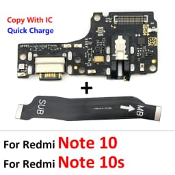 For Xiaomi Redmi Note 7 8 8T 9 9S 10 10S 11 12 Pro Plus 4G 5G Dock Connector USB Charger Charging Port Mainboard Main Flex Cable