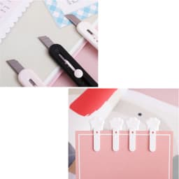 Lytwtw's Art Cutter Cartoon Utility Knife Student Art DIY Tools Creative Stationery School Supplies