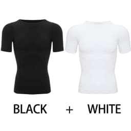 1/2 PCS Men Body Shaper T-Shirt Slimming Shapewear Corrective Posture Belly Control Compression Man Modeling Underwear Corset