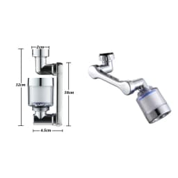 360/1080° Swivel Faucet Water Filter Remove Chlorine Heavy Metals Filtered Showers Head Soft Hard Water Bath Filtration Purifier