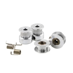 3D Printer Parts GT2 Pulley 20 Teeth Bore 5mm GT2 6mm Timing Belt & 2X Idler 4X Tensioner for 3D Printer Kit