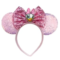 New Chic Mickey Mouse Ears Headband Big Beautiful Bow Sequins Hairband Women Birthday Gift Girls Kids Party Hair Accessorie