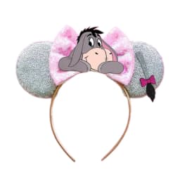 New Chic Mickey Mouse Ears Headband Big Beautiful Bow Sequins Hairband Women Birthday Gift Girls Kids Party Hair Accessorie