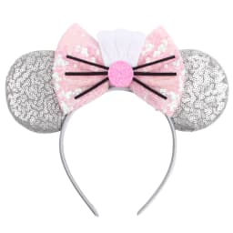New Chic Mickey Mouse Ears Headband Big Beautiful Bow Sequins Hairband Women Birthday Gift Girls Kids Party Hair Accessorie