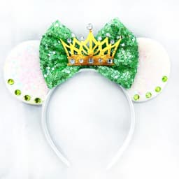 New Chic Mickey Mouse Ears Headband Big Beautiful Bow Sequins Hairband Women Birthday Gift Girls Kids Party Hair Accessorie