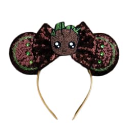 New Chic Mickey Mouse Ears Headband Big Beautiful Bow Sequins Hairband Women Birthday Gift Girls Kids Party Hair Accessorie