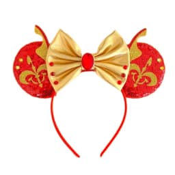 New Chic Mickey Mouse Ears Headband Big Beautiful Bow Sequins Hairband Women Birthday Gift Girls Kids Party Hair Accessorie