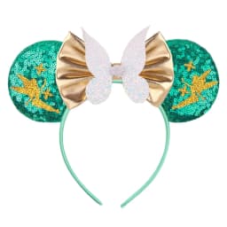 New Chic Mickey Mouse Ears Headband Big Beautiful Bow Sequins Hairband Women Birthday Gift Girls Kids Party Hair Accessorie