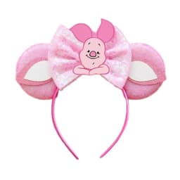 New Chic Mickey Mouse Ears Headband Big Beautiful Bow Sequins Hairband Women Birthday Gift Girls Kids Party Hair Accessorie