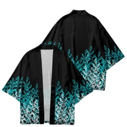 Japanese traditional clothing cherry blossom kimono Fashionable printed haori for men women Asian clothing role-playing cardigan