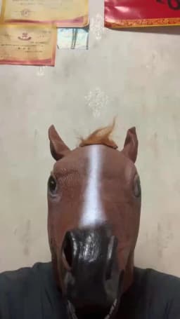 Adult White Horse Mask Girl Dance Horse Head Latex Animal Masks Novelty Halloween Cosplay Costumes Headgear Mascara De Latex