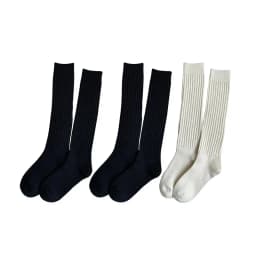 Calf Socks Autumn/Winter Thickened Coffee Colored Stacked Socks Japanese Knee Length Socks Double Needle Socks For Women