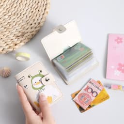 ID Cards Holders Anti Thief Cartoon Cat Bank Credit Bus Cards Cover Business Shield Card Holder Coin Pouch Wallets Bag Organizer
