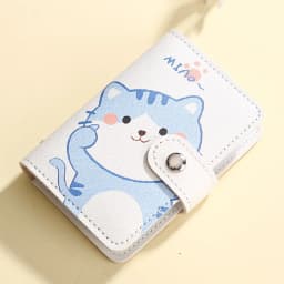 ID Cards Holders Anti Thief Cartoon Cat Bank Credit Bus Cards Cover Business Shield Card Holder Coin Pouch Wallets Bag Organizer